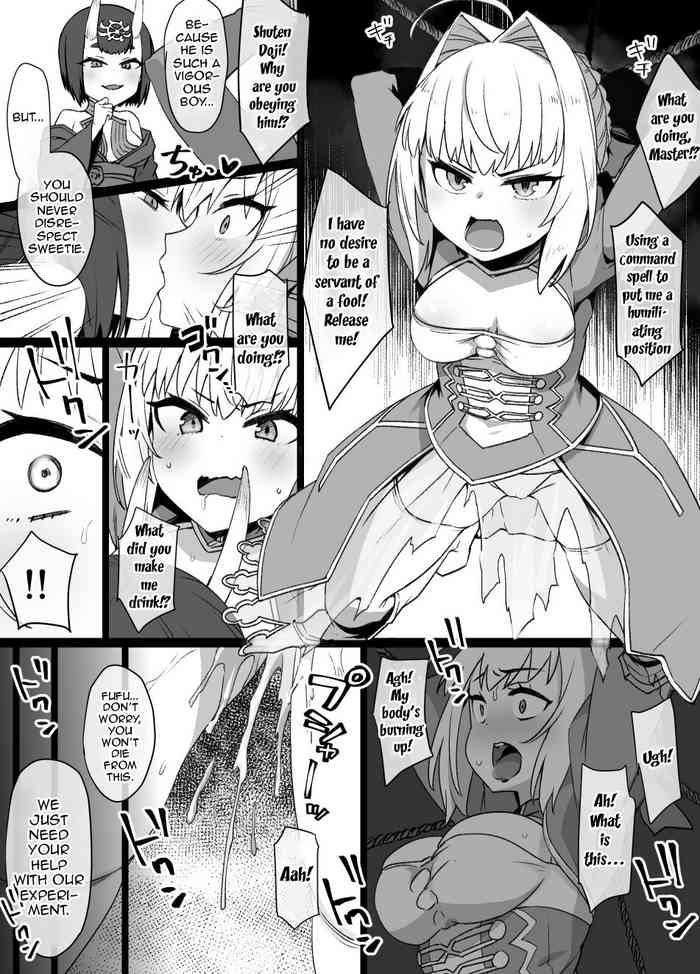 fgo shuten douji x nero hyoui manga fgo shuten doji x nero possession manga cover